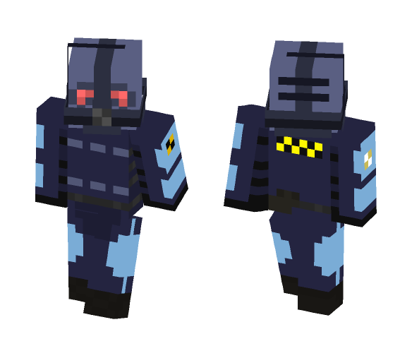Combine Soldier Prison Guard Shotgun - Male Minecraft Skins - image 1