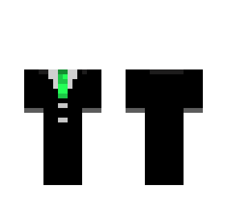 Slender Man - Green Tie