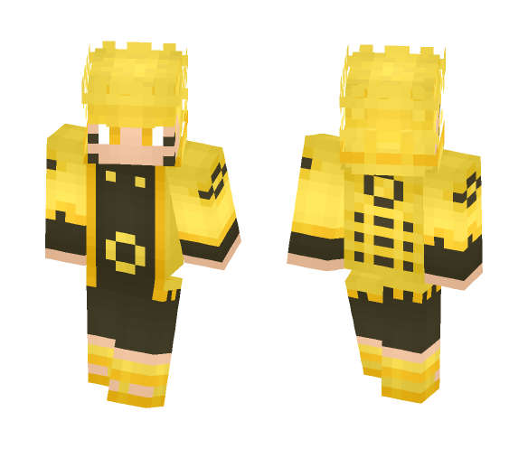 Naruto Uzumaki (Six Paths Sage Mode) - Naruto Shippuden - By Wolf40013 - Male Minecraft Skins - image 1