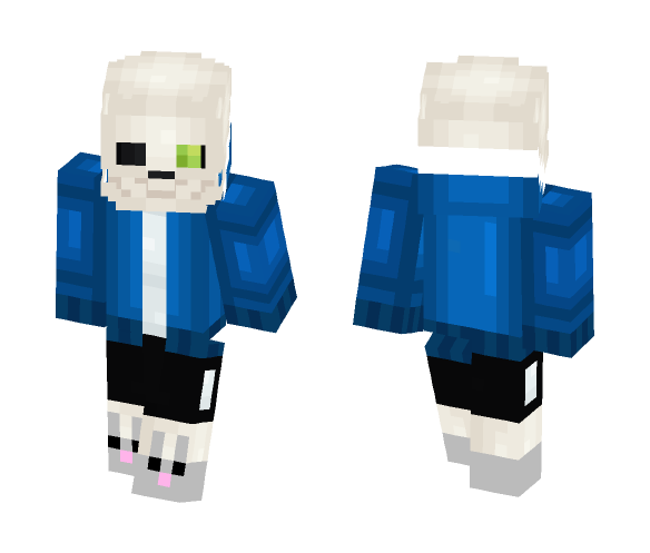 Sans Yellow Eye - Male Minecraft Skins - image 1